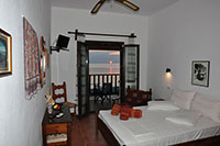 Room balcony sea view